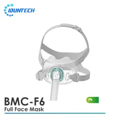 BMC CPAP F6 Full Face Mask With Headgear S/M/L 3 Size Cushions For CPAP Machine Medical Air Breathing Sleep Apnea Anti Snoring