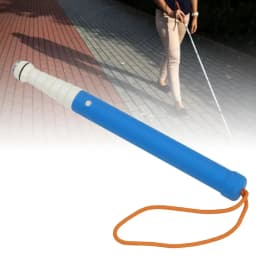 Foldable Blind Walking Cane Blind Cane Reflective Titanium Alloy Easy Grip Lightweight Sturdy for Elderly Vision Impaired People