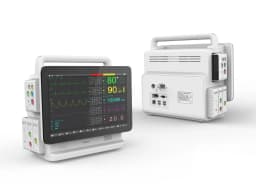 CONTEC Modular Patient Monitor 13‘’Big Display Touch Screen Plug-In Monitor ECG NIBP SPO2 Resp Temp 2-IBP&Sidetream Etco2