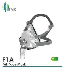 BMC CPAP F1A Full Face Mask With Headgear S/M/L 3 Size Cushions For CPAP Machine Medical Air Breathing Sleep Apnea Anti Snoring