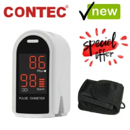 CONTEC Medical FingerTip Pulse Oximeter Blood Oxygen Heart Rate Saturation Meter Monitor  NEW