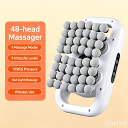 24/28/48/66 Heads Body Fascia Massage Gun High Frequency Vibration Strong Power Muscle Massager Neck Shoulder Waist Back Relax