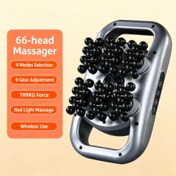 24/28/48/66 Heads Body Fascia Massage Gun High Frequency Vibration Strong Power Muscle Massager Neck Shoulder Waist Back Relax