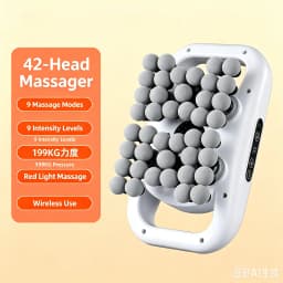 24/28/48/66 Heads Body Fascia Massage Gun High Frequency Vibration Strong Power Muscle Massager Neck Shoulder Waist Back Relax