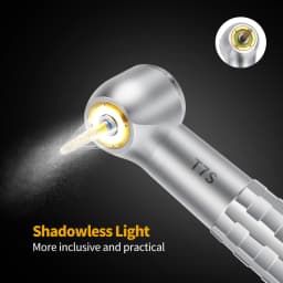 Dental LED High Speed Handpiece Shadowless Light Zero Retraction 4 Water Spray 2/4 Holes Air Turbine Handpiece for Dental Clinic