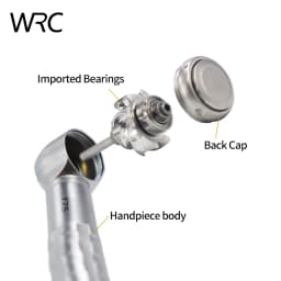 Dental LED High Speed Handpiece Shadowless Light Zero Retraction 4 Water Spray 2/4 Holes Air Turbine Handpiece for Dental Clinic