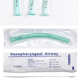 1pcs High-flow Nasal Cannula Oxygen Tube Nasopharyngeal Airway Respiratory Emergency Aid Airway Tube For Emergency First Aid