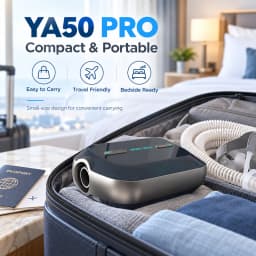 Resoxy Auto CPAP Machine Portable For Travel Sleep Apnea CPAP Machine Anti Snoring OSA Respirator with CPAP Mask Mini Ventilator