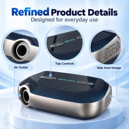 Resoxy Auto CPAP Machine Portable For Travel Sleep Apnea CPAP Machine Anti Snoring OSA Respirator with CPAP Mask Mini Ventilator