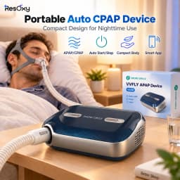 Resoxy Auto CPAP Machine Portable For Travel Sleep Apnea CPAP Machine Anti Snoring OSA Respirator with CPAP Mask Mini Ventilator