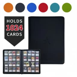 16 Pocket Card Binder - Premium Trading Card Binder Holds 1024 Cards, Ultimate protection for TCG & sports cards. Collector's d