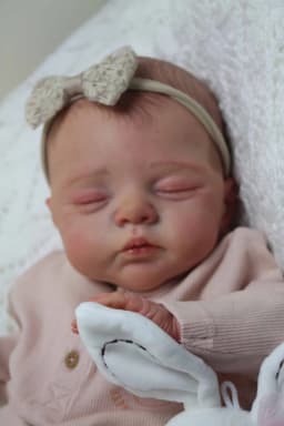 NPK 19-inch Newborn Irys Lifelike Reborn Baby Doll Hand-Painted Veins Soft Cloth Body Realistic Vinyl Skin Collectible Toy