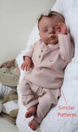 NPK 19-inch Newborn Irys Lifelike Reborn Baby Doll Hand-Painted Veins Soft Cloth Body Realistic Vinyl Skin Collectible Toy