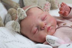 NPK 19-inch Newborn Irys Lifelike Reborn Baby Doll Hand-Painted Veins Soft Cloth Body Realistic Vinyl Skin Collectible Toy