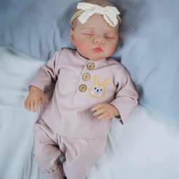 NPK 19-inch Newborn Irys Lifelike Reborn Baby Doll Hand-Painted Veins Soft Cloth Body Realistic Vinyl Skin Collectible Toy