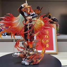 30cm Demon Slayer Rengoku Kyoujurou Anime Figure Rengoku Kyoujurou Figurine Pvc Model Statue Collection Decoration Desk Toy Gift