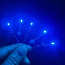 220pcs Pre-wired 0402 0603/0805/1206 SMD LED 9 Colors 3V LED 30cm Wires Hobby Model Kit Car Railway Railroad Starship Lighting