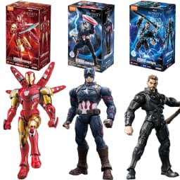 Original BLOKEES The Avengers Thor Iron Man Mk85 Captain America Tony Stark Anime Figure Model Building Blocks Toys Kids Gifts