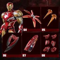 Original BLOKEES The Avengers Thor Iron Man Mk85 Captain America Tony Stark Anime Figure Model Building Blocks Toys Kids Gifts