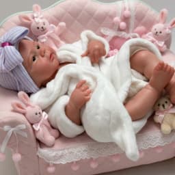 18Inch Open Mouth Elijah bebe reborn de silicona Doll With Paint Skin & Washable Body Handmade Soft Touch Lifelike Reborn Doll