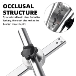 Model Display Stand Folding Aluminum Alloy Support Bracket for RC Toy Airplane Jet Boat or DIY Models