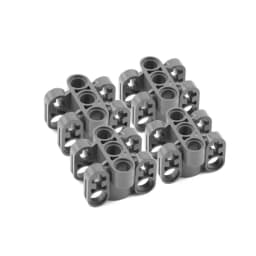 24PCS Grey Linear Actuator Push Rod 15L for  MOC Building Blocks 40918 61927 61904 61905 92693