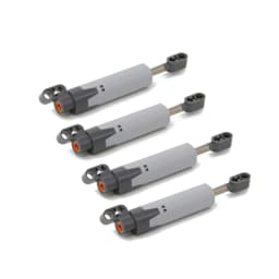 24PCS Grey Linear Actuator Push Rod 15L for  MOC Building Blocks 40918 61927 61904 61905 92693