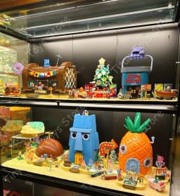 Areax Spongebob Sandy Patrick Star Squidward Tentacles Mr. Krabs Plankton Trendy Toy Building Blocks Hot Surprise Kids Fans Gift