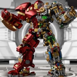 2700+pcs Iron Heroes Blocks War Robot Action Figures Building Sets Buster Mech DIY Bricks Toys for Adult Gift Cool Room Ornament
