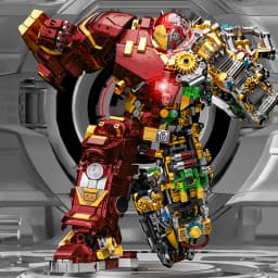 2700+pcs Iron Heroes Blocks War Robot Action Figures Building Sets Buster Mech DIY Bricks Toys for Adult Gift Cool Room Ornament