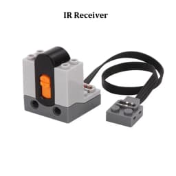 Technical MOC 88002 Power Functions Train Motor Kit with IR Remote Control, Compatible with 10219/10254