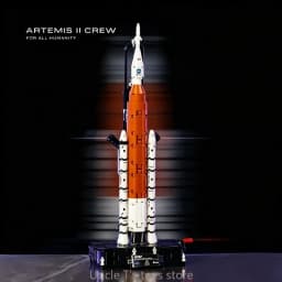 Artemis SLS Rocket Building Blocks 632Pcs High Quality Sci-Fi Moon Exploration Model Kit for Adults Educational Construction Toy