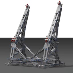 407pcs Small Particle Building Block Toy MOC-10219 Efferman's Vertical Stand for Millennium Falcon 75192 Made in China