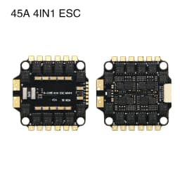 UAngel 4IN1 45A 60A ESC BLHELI_S Support 3-6S brushless motor Support DShot300 600 Multishot Oneshot PWM FPV F4 Flight Control