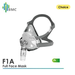BMC CPAP Mask F1A Full Face Mask With Headgear 3 Size Cushions For CPAP Machine Medical Air Breathing Sleep Apnea Anti Snoring