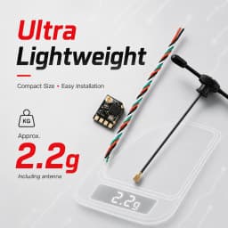 RadioMaster RP1 V2 ELRS Receiver 2.4G CRSF UART Nano RX With 65mm UFL Antenna Low Latency For FPV Quadcopter Fixed Wing RC Parts