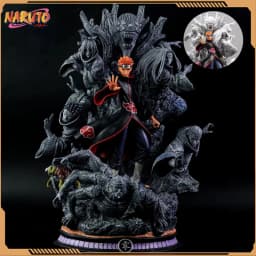 Naruto Anime Figure Akatsuki Pain 21cm Gk Figurine Pvc Statue Model Doll Ornament Collectible Desk Decora Toys Kids Xmas Gifts