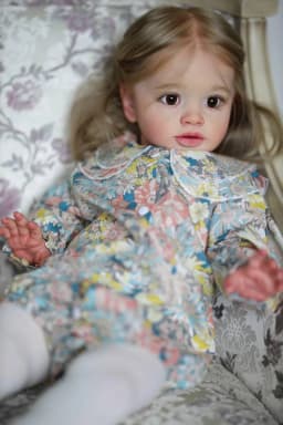 66cm Reborn Pippa Toddler Girl Bebe Dolls Huge Baby Size Popular Lifelike Soft Touch with Handmade 3D Skin Art Doll