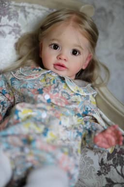 66cm Reborn Pippa Toddler Girl Bebe Dolls Huge Baby Size Popular Lifelike Soft Touch with Handmade 3D Skin Art Doll