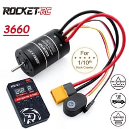 SURPASS HOBBY Brushless Sensored System 2IN1 1800KV Motor 40A ESC 2-3S IP67 For 1/10 Cars