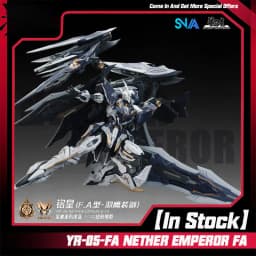 【In Stock】SNAA MG 1/100 YR-05 Nether Emperor FA Full Armor Ver. Assembly Model Kit Action Figure Robot Plastic Model Toy Gifts