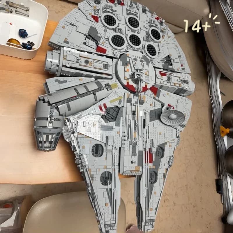 In Stock 7541PCS Space Series Large Spacecraft Construction Set Building Blocks Toys For Adult Collectors Christmas Gifts
