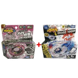TAKARA TOMY Gyro X Toy BB104 BASALT HOROGIUM 145WD+BB105 BIG BANG PEGASIS F:D New with Original Packaging Set