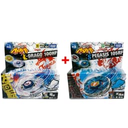 TAKARA TOMY Gyro X Toy BB104 BASALT HOROGIUM 145WD+BB105 BIG BANG PEGASIS F:D New with Original Packaging Set
