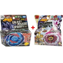 TAKARA TOMY Gyro X Toy BB104 BASALT HOROGIUM 145WD+BB105 BIG BANG PEGASIS F:D New with Original Packaging Set
