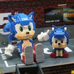 SEGA MOC Building Blocks Toys Hedgehog Brickheadzed Dr Eggman Tails Bricks Anime Game Figures Children holiday kids day Gift