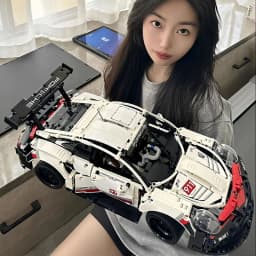 1580PCS Technical Racing Sports Car Building Blocks Set MOC Mechanical Supercar Model Toy Display Hobby Gift for Car Lovers