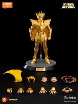 Genuine Blokees Saint Seiya Andromeda Shun Pisces Aphrodite Virgo Shaka Champion Class Action Figure Collectible Model Toy Gifts