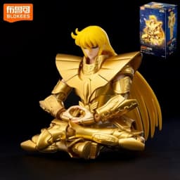 Genuine Blokees Saint Seiya Andromeda Shun Pisces Aphrodite Virgo Shaka Champion Class Action Figure Collectible Model Toy Gifts