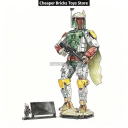 Space Solider Popular BOBA Anime Figure Building Set with Model Dolls Toy Holiday Gift Fun Assembly for Adult